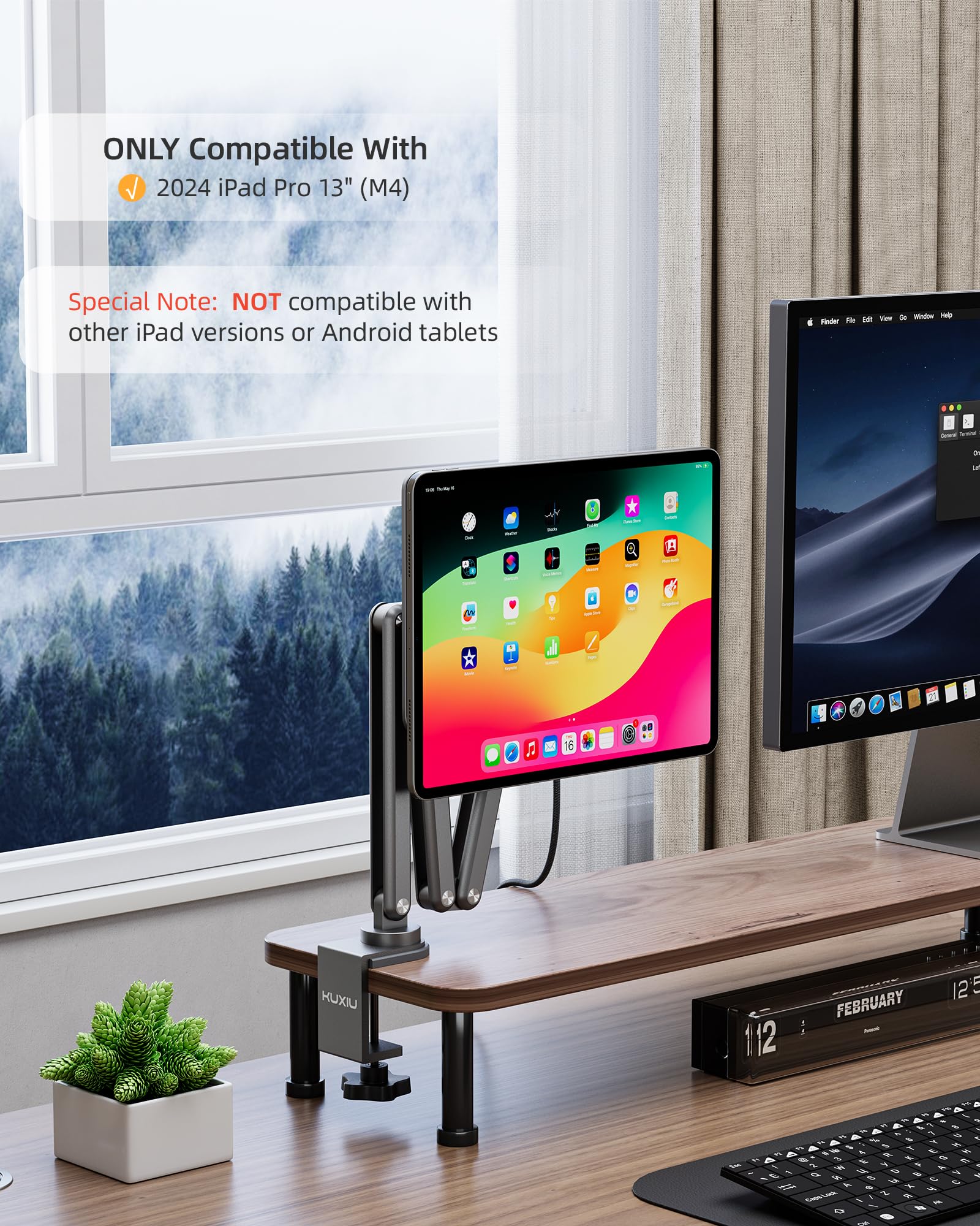 KU XIU X36 PRO MAX Magnetisch laadstation voor iPad Pro 13 inch M4